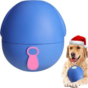 Yipetor Rubber Wobbly Dog Toy, Frozen Treat Toy, Long-Lasting Interactive Dog Toy to Keep Your Pup Distracted, Dog Slow Feeder for Healthy Eating- for Large Dogs (Pink)