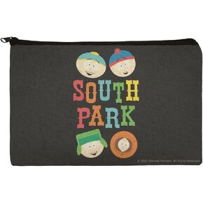 South Park Characters Logo Pencil Pen Organizer Zipper Pouch Case