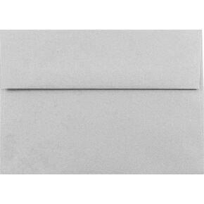 Gray Pastel 100 Boxed A7 (5-1/4" x 7-1/4") Envelopes for 5 X 7 Invitations Announcements from The Envelope Gallery