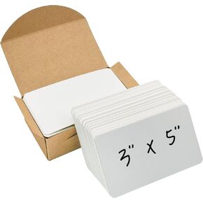 VANRA 300PCS Blank Index Cards 3x5 inches Note Cards Thick 110lb Cardstock Flash Cards, Unruled Study Cards for School Learning, Office (White, 300/Pack)