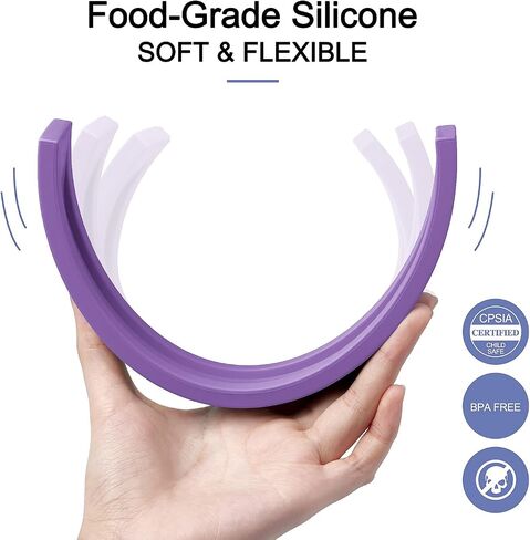 McGmitt Rainbow Stading Toy ، Silicone Rainbow Stacker للأطفال الصغار ، و Montessori Blocks ، وبناء مجموعة ألعاب متطابقة للألوان ، 10 طبقات in Saudi Arabia
