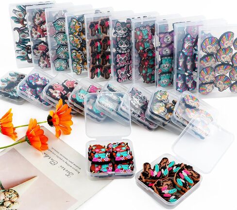 12PCS Animals Silicone Focal Beads for Pens, Cats Silicone Beads for Keychain Making Colorful Cats Character Silicone Beads for Bracelet Necklace Craft in Saudi Arabia
