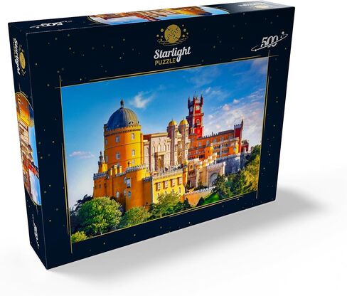 mypuzzle palácio nacional da pena in sintra lisbon portugal - Premium 500 Piece Jigsaw Puzzle للبالغين in Kuwait