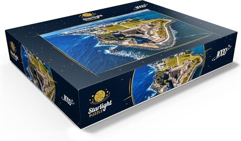 MyPuzzle Aerial Aerial Complet of the Castillo San Felipe del Morro في San Juan القديم ، Puerto Rico - Premium 1000 Piece Jigsaw Puzzle للبالغين in Kuwait