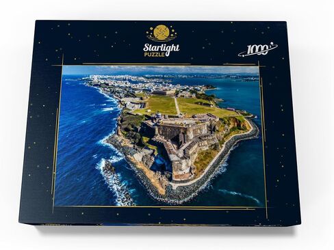 MyPuzzle Aerial Aerial Complet of the Castillo San Felipe del Morro في San Juan القديم ، Puerto Rico - Premium 1000 Piece Jigsaw Puzzle للبالغين in Kuwait