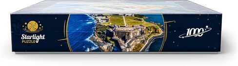 MyPuzzle Aerial Aerial Complet of the Castillo San Felipe del Morro في San Juan القديم ، Puerto Rico - Premium 1000 Piece Jigsaw Puzzle للبالغين in Kuwait
