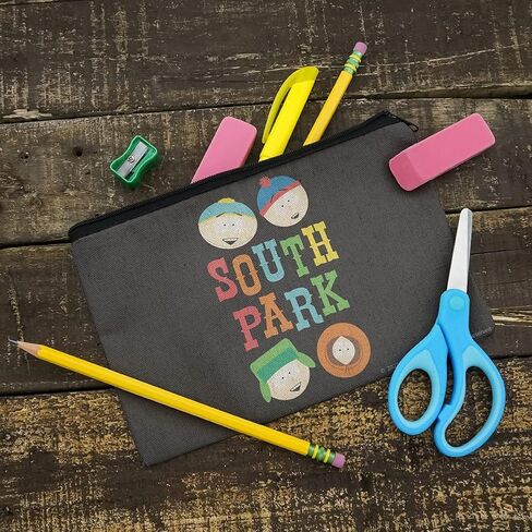 South Park Characters Logo Pencil Pen Organizer Zipper Pouch Case in Saudi Arabia