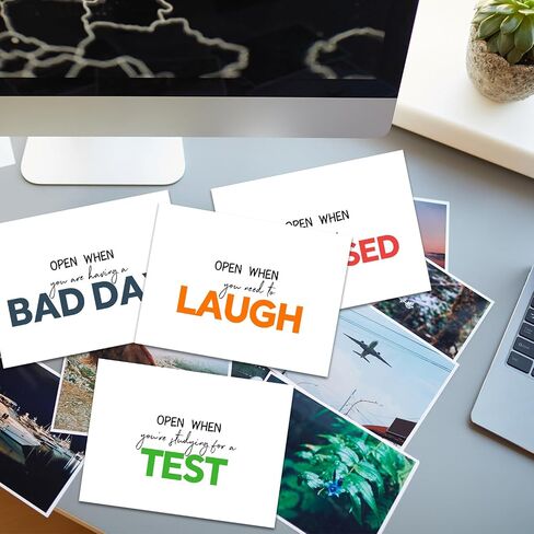 Set of 13 Open When Envelopes - Going Away to College, University Gifts, Leaving Home, Daughter Son Friend Gift College giftA-03 in Kuwait