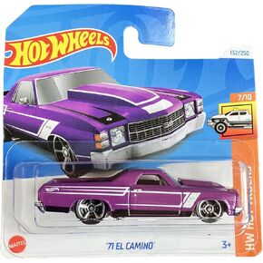 Hot Wheels El Camino (Purple), HW Hot Trucks 7/10, 1:64 Scale 132/250