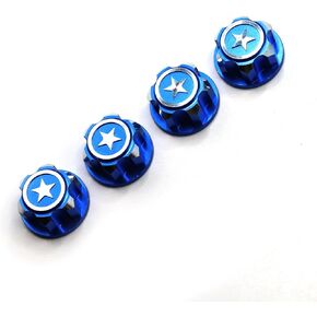 Alloy for XRT E-Revo T-maxx Summit 17mm Wheel Nuts Upgrades Part Blue