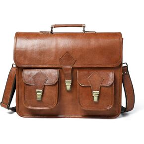 Leather Messenger Bag for Men, 17 inch Laptop Bag, Crossbody Men, Handmade Satchel, Full Grain Leather Briefcase, Leather Laptop Bag, Computer Briefcase