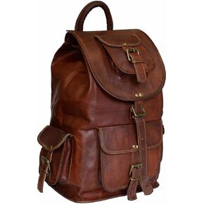 Handmade World TRL-Light-Brown-RUCKSACK-22 Inch