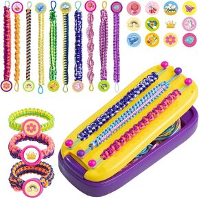 Simfunso Friendship Bracelet Making Kit for Girls, Gift for 7 8 9 10 11 12 Year Old Girls, Present for Teen Girl, Arts and Crafts Kit for Kids Ages 8, Birthday Gift Toys for 8-12 Years Old
