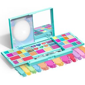 Kids Makeup Kit for Girl, Washable Real Safe & Non-Toxic Little Girl Makeup Set, Princess Toys for 3-6 Year Old Kids Girl Toys Christmas & Birthday Gift