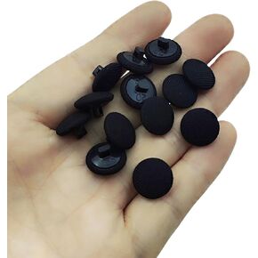 50pcs Satin Cloth Buttons with Metal Shank for Bridal Wedding Dress Blouse Round Buttons - Burgundy, 1/2 Inch (12.5mm) in Kuwait