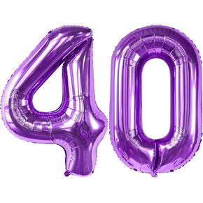 كاتشون ، أرقام بالون أسود عملاق 40 - 40 بوصة | البالونات الأربعين للرجال ، البالونات عيد ميلاد 40 | زخارف عيد ميلاد سعيد 40 للرجال | راية عيد ميلاد الأربعين ، زخارف عيد ميلاد 40 للنساء