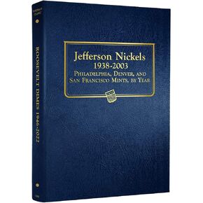 Whitman US Jefferson Nickel Coin Album 1938 - 2003 #9116
