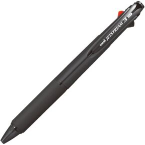 Uni Ballpoint Pen Jetstream 3 Color Red, Blue Ink 0.7mm, Transparent Black (SXE340007T.24)