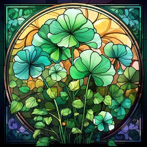 Bimkole 5D Diamond Painting Kits St. Patrick's Day, Full Drill DIY Rhinestone Embroidery Set Paint with Diamonds Art by Number Kits Cross Stitch Home Wall Craft Decoration (12x12 inch)#b1126