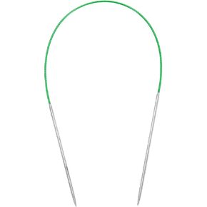 uxcell Size US 3 (3.25mm) Knitting Needles Circular Needle 16 Inch(40cm) Round Metal Stainless Steel Needle for Handmade Projects DIY Knitting