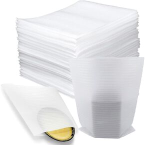 100Pcs Foam Wrap Pouches for Packing Supplies & Fragile Items,Cushion Foam Pouches, Packing Dishes, Shipping, Kitchen Moving Supplies, and Storage.(12 x 16 x 0.02Inch)