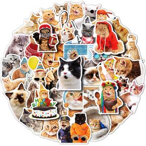 100 PCS Animal Stickers Waterproof Cute Stickers Kawaii Animal Water Bottle Stickers for Kids