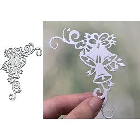 Christmas Bells Metal Die Cuts, Christmas Bells Tassel Decor Metal Cutting Dies Cut Stencils for DIY Scrapbooking Cards Decorative Embossing Paper Dies for Scrapbooking Card Making