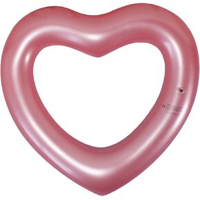 Pool Floats Adult Heart Swimming Rings Inflatable Rafts Pool Floaties Accessories Lake Water Floats Kids Beach Toys Pool Party Games for Toddlers