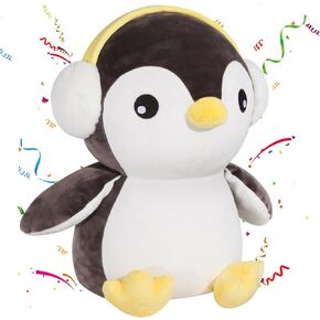 16" Cute Big Penguin Plush Soft Body Pillow Plushies, Large Penguin Stuffed Animals Toy Room Decor, Gift for Girls and Boy Christmas, Valentine, Birthdays