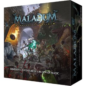 Maladum Dungeons of Enveron Starter Set - Fantasy Dungeon Gamer Game GameSive Terrain Solo و Co -op و Perversarial Play