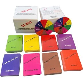 SPIN! The hilarious game of spinning ridiculous situations in your favor. Fun party improv game for adults and families 3+ Players Ages 18+