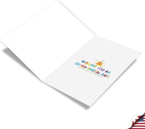 NobleWorks Birthday Greeting Card (Teacher) with 5 x 7 Inch Envelope (1 Card) Bday Special Teacher C10681BDG in Kuwait