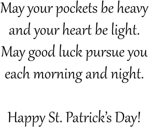 Happy St. Patrick's Day Cards for Family & Business (Shamrocks & Stripes) Saint Patrick Bulk Greeting Card Set Pack of 25 with Green Envelopes (5x7 inch - A7) Office, Work, Employees & Clients SPD100 in Saudi Arabia