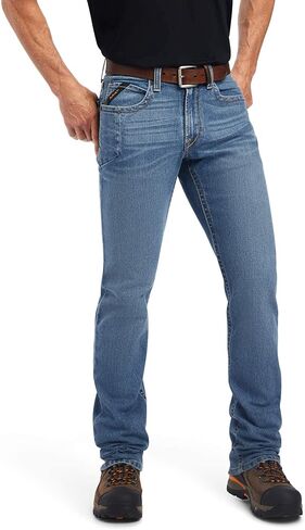 Ariat Rebar M4 Low Rise DuraStretch Boot Cut Jean – Men’s Work Jeans in Kuwait