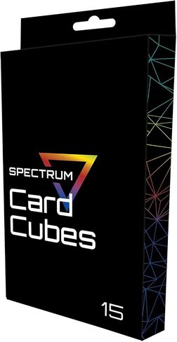 BCW Spectrum Card Cubes | Holds 15 Sleeved Cards | Crystal Clear Acrylic Storage in Saudi Arabia