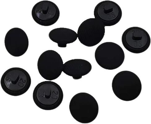 50pcs Satin Cloth Buttons with Metal Shank for Bridal Wedding Dress Blouse Round Buttons - Burgundy, 1/2 Inch (12.5mm) in Kuwait