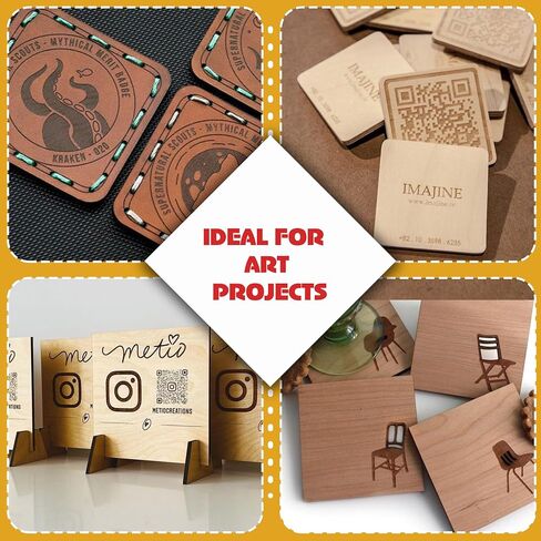 20 Pcs Unfinished Wood Squares for Crafts 4 inch Blank Wooden Squares 0.1'' Thickness Wooden Square Cutouts Tiles for DIY Crafts Painting Coasters Engraving Scrabble Home Decorations Staining in Saudi Arabia