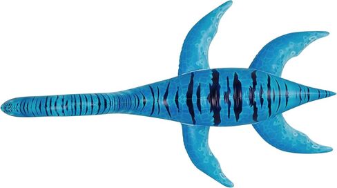 3 pack Inflatable Dinosaur Jurassic Birthday Party Supplies Giant Blow up Dinosaur Birthday Decorations Jumbo Balloons for Kids (Plesiosaur Tyrannosaurus Therizinosaurus) in Kuwait