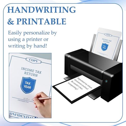 100 Pcs 9 x 12 Inches Income Tax Return Envelope Open End Envelopes Large White Mailer for Storing or Handling Personal and Customer Tax Return in Kuwait