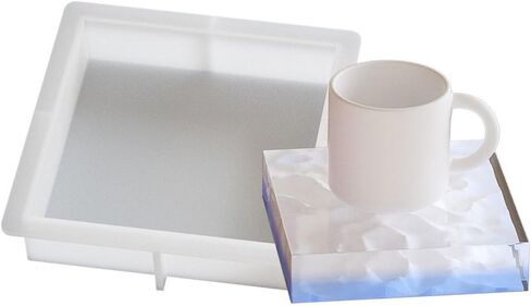 Square Coaster Resin Molds Silicone,Small Coaster Silicone Molds for Resin Casting,Epoxy Resin Molds for DIY Resin Coasters Cup Mats,Home Decor (Square) in Saudi Arabia