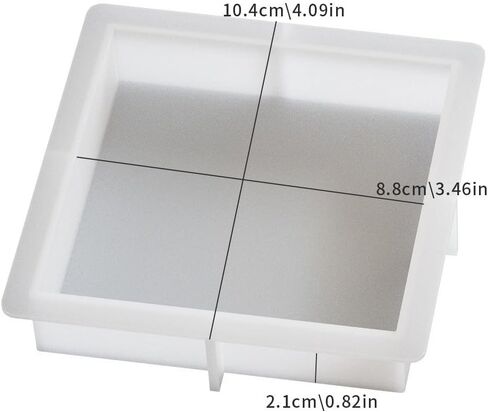 Square Coaster Resin Molds Silicone,Small Coaster Silicone Molds for Resin Casting,Epoxy Resin Molds for DIY Resin Coasters Cup Mats,Home Decor (Square) in Saudi Arabia