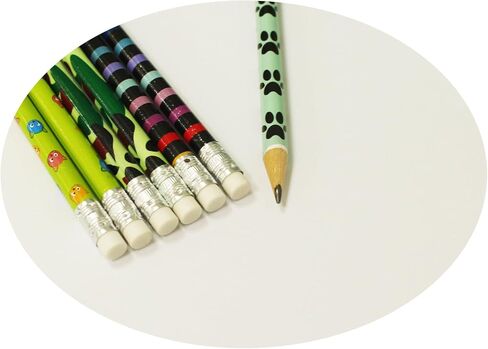 S & E TEACHER'S EDITION Assorted Colorful Pencils, Wooden Pencil with Eraser, Pencil Assortment, Novelty Kids, Awards & Incentives Pencils, 2 HB, 12 Colors 144pcs. in Kuwait
