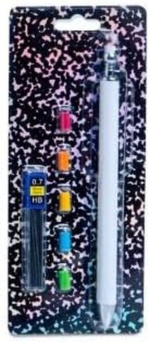 makerflo 12 Pieces Sublimation Mechanical Pencils With Erasers, 0.7MM Lead Refills, and Removable Chamber For Students, Drawing Writing Sketching Smudge Free in Saudi Arabia