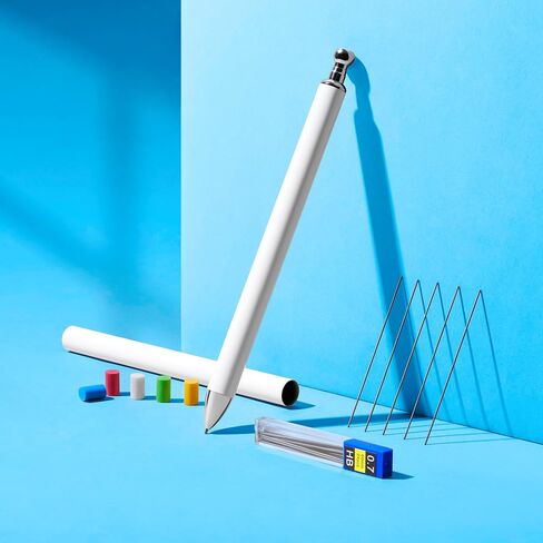 makerflo 12 Pieces Sublimation Mechanical Pencils With Erasers, 0.7MM Lead Refills, and Removable Chamber For Students, Drawing Writing Sketching Smudge Free in Saudi Arabia