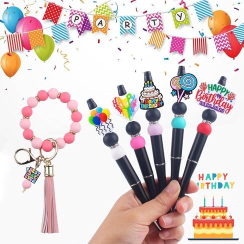 12Pcs Crochet Focal Beads for Pens Characters Embroidery Yarn Silicone Focal Beads Crochet Hook Yarn Beads for Keychain Making Bracelet DIY Gifts Beaded Pens in Saudi Arabia