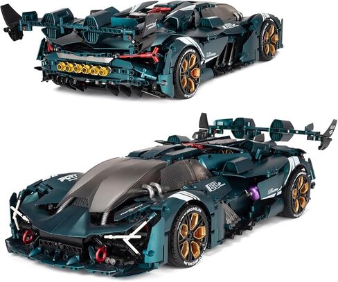 Millanio Super technic Car Model Building Kit,1:8 Scale Model and Race Engineering Toy,Adult Collectible Model Cars Kits to Build,Compatible with Lego Technic Car Sets for Adults(3446pcs) in Saudi Arabia