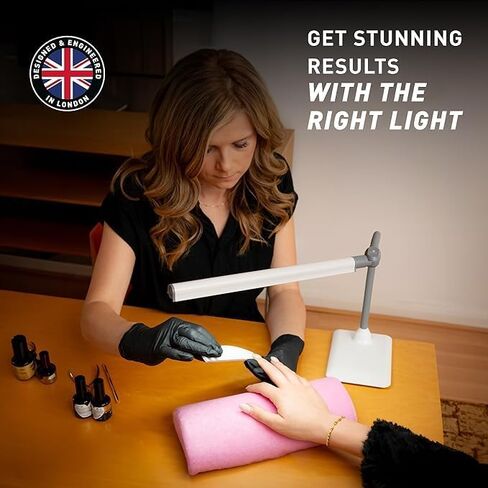 daylight Company Uno Pro Table Lamp, Standing Lamp for Living Room, Bedroom, Salon, Office, Touch Control, Flexible Arm, Sleek Design, Multipurpose in Saudi Arabia