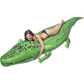 GoFloats BigAl' Giant Inflatable Alligator, Premium Quality and over 11 ft long (for Adults and Kids)