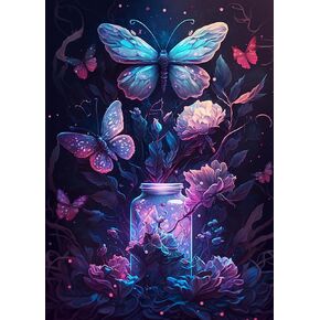 Ksxistiyt Diamond Art Painting Kits for Adults, Full Drill Diamond Dots Paintings for Beginners, Round 5D Paint with Diamonds Pictures Gem Art Painting Kits DIY Crafts Kits 14x14inch
