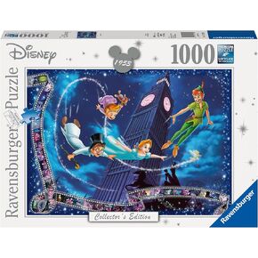 Ravensburger Disney Collector's Edition Peter Pan 1000 Piece Jigsaw Puzzle for Adults - Every Piece is Unique, Softclick Technology Means Pieces Fit Together Perfectly